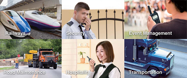 Các lĩnh vực thường sử dụng bộ đàm Icom IP501H Các lĩnh vực thường sử dụng bộ đàm Icom IP501H